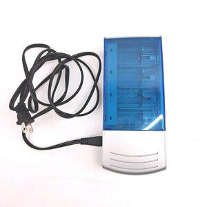 Rayovac Blue Gray Battery Charger With Power Cable